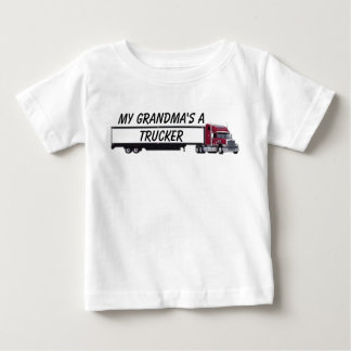 Camiseta De Bebé camionera 1, mi abuela es camionera