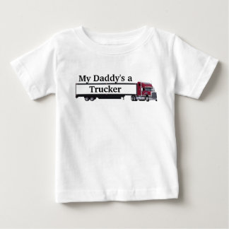 Camiseta De Bebé camionero-1, mi papá es un camionero