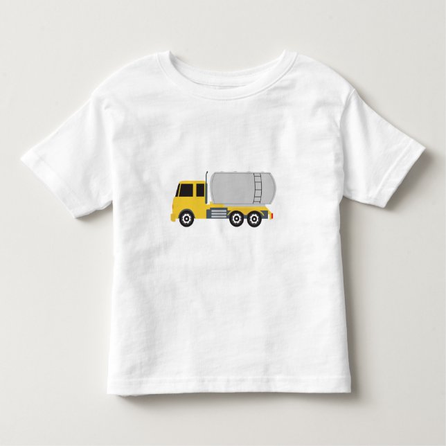 Camiseta De Bebé Camiones Cisterna de Transporte (Anverso)