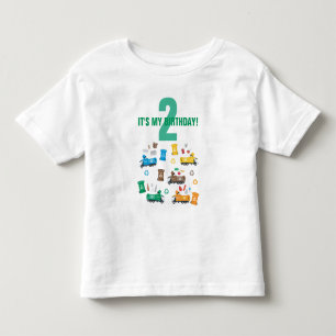 Camiseta De Bebé Camiones y contenedores de basura para reciclaje c