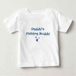 Camiseta De Bebé "Camisa del compinche de la pesca del papá"