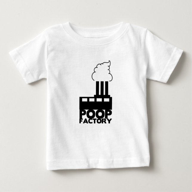 Camiseta De Bebé "Camisa infantil divertida de la fábrica del (Anverso)