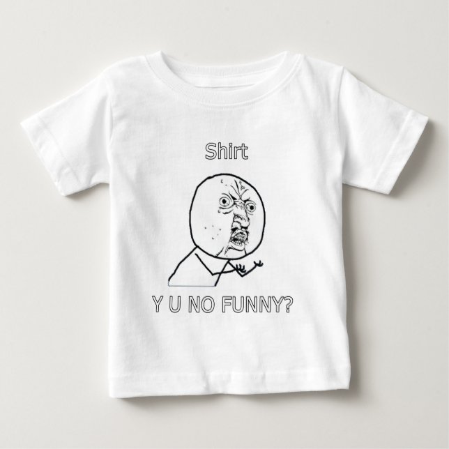 Camiseta De Bebé ¿Camisa, Y U NO DIVERTIDA? (Anverso)