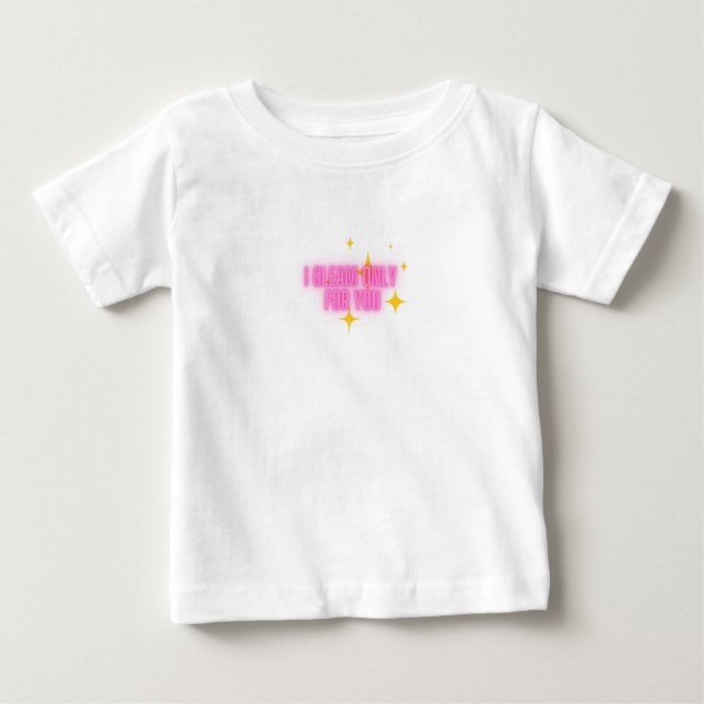 CAMISETA DE BEBÉ CAMISAS DE BRILLO Y PARA BEBÉS (Anverso)