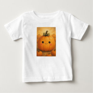 Camiseta De Bebé Camisas de calabaza más finas
