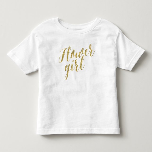 Camiseta De Bebé Camisas de chicas floridas (Anverso)