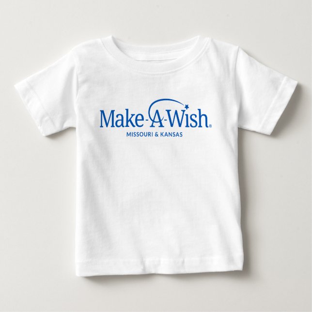 Camiseta De Bebé Camisas de deseo infantil (Anverso)