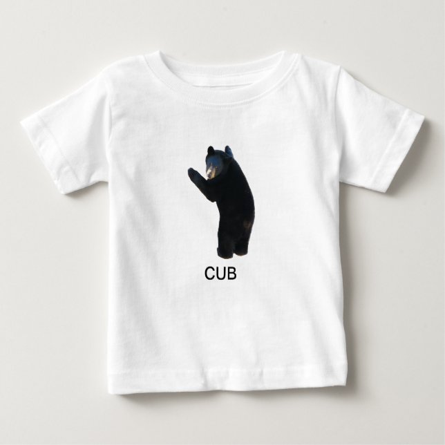 Camiseta De Bebé Camisas de la Cubierta del Oso (Anverso)
