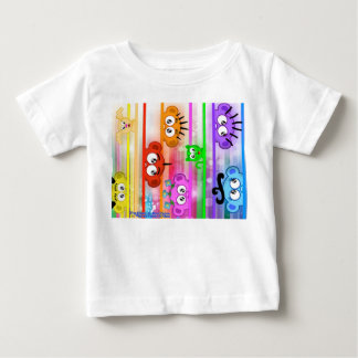 Camiseta De Bebé Camisas de la tripulación Peek-A-Boo
