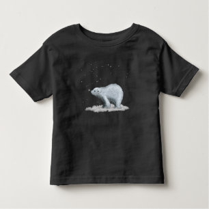 Camiseta De Bebé Camisas de oso polar con copo de nieve