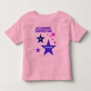 Camiseta De Bebé Camisas de Superestrella académica para niños
