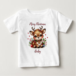 Camiseta De Bebé Camisas de vacaciones de renos-niño personalizado