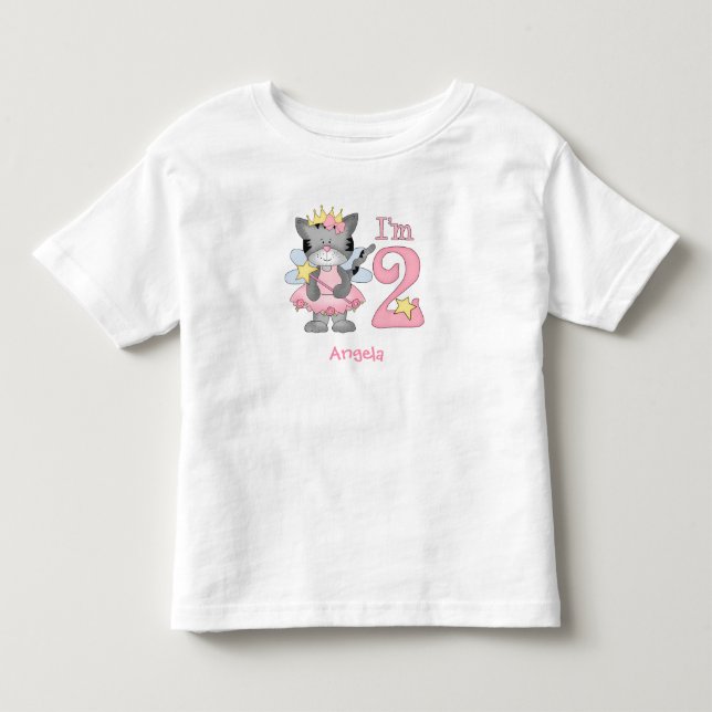 Camiseta De Bebé Camisas del bebé de cumpleaños 2 de la princesa Ki (Anverso)