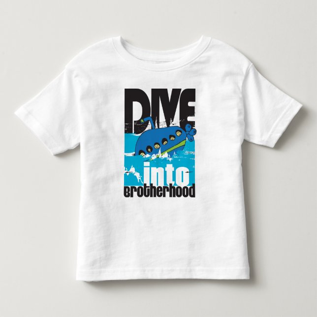 Camiseta De Bebé Camisas del Gran Hermano para niños pequeños (Anverso)