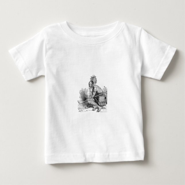Camiseta De Bebé Camisas indias (Anverso)