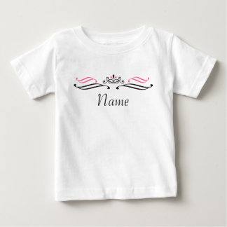 Camiseta De Bebé Camisas infantiles personalizadas de la corona de