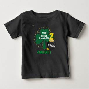Camiseta De Bebé Camisas irlandesas de segundo cumpleaños para St.P