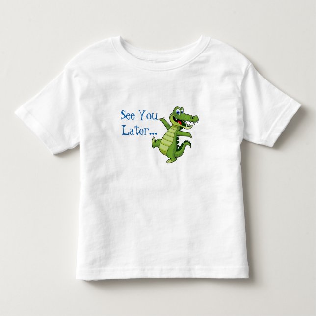 Camiseta De Bebé Camisas para niños de pequeño lagarto (Anverso)