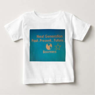 Camiseta De Bebé Camisas pequeñas de Ruffler blancas con el logotip