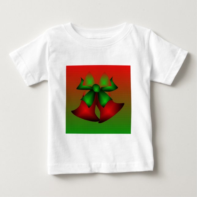 Camiseta De Bebé Camisas rojas de las campanas llanas (Anverso)