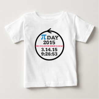 Camiseta De Bebé Camiseta 2015 del bebé del día del pi