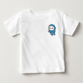 Camiseta De Bebé Camiseta adorable gato astronauta Kawaii para bebé