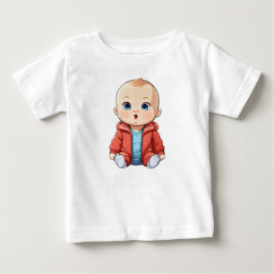 Camiseta De Bebé Camiseta Adorable para Bebé con papel para bebé