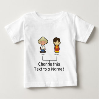 Camiseta De Bebé ¡Camiseta americana/china de la familia del bebé -