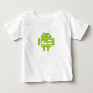 Camiseta De Bebé Camiseta androide del bebé