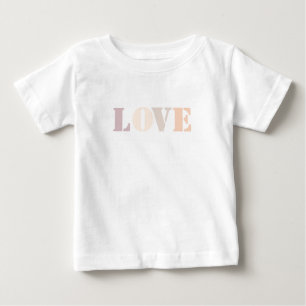 Camiseta De Bebé Camiseta bebé adorable "Love" - Camiseta Cuta