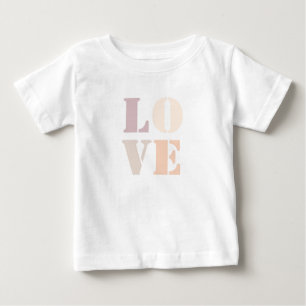 Camiseta De Bebé Camiseta bebé adorable "Love" - Camiseta Cuta