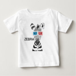 Camiseta De Bebé Camiseta bebé cebra
