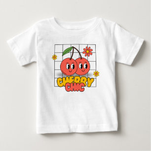 Camiseta De Bebé Camiseta bebé Cherry chic