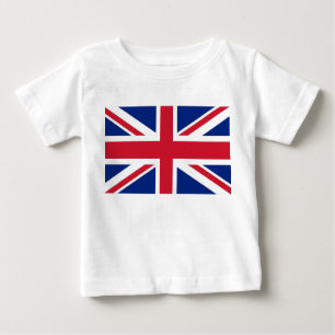 Camiseta De Bebé Camiseta bebé con bandera del Reino Unido