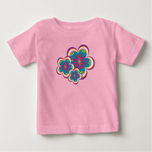Camiseta De Bebé Camiseta bebé en flor peculiar