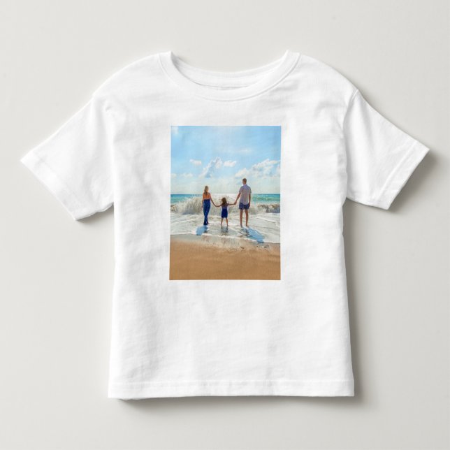Camiseta De Bebé Camiseta-bebé-foto-personalizado - Su propio diseñ (Anverso)