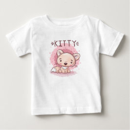 Camiseta De Bebé Camiseta bebé Kitty linda