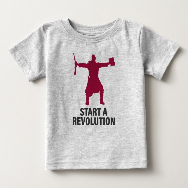 Camiseta De Bebé Camiseta bebé Lawrence Times Revolution (Anverso)