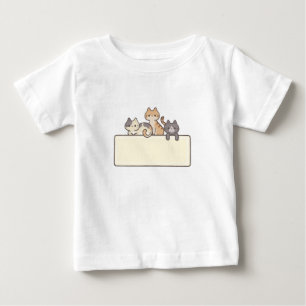 Camiseta De Bebé Camiseta bebé logo les chats