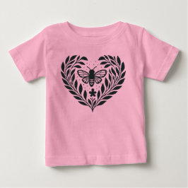 Camiseta De Bebé Camiseta bebé Mariposa y Ramas