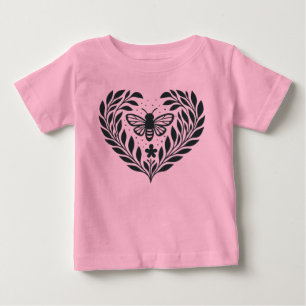 Camiseta De Bebé Camiseta bebé Mariposa y Ramas