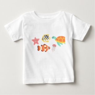 Camiseta De Bebé Camiseta bebé niños océano