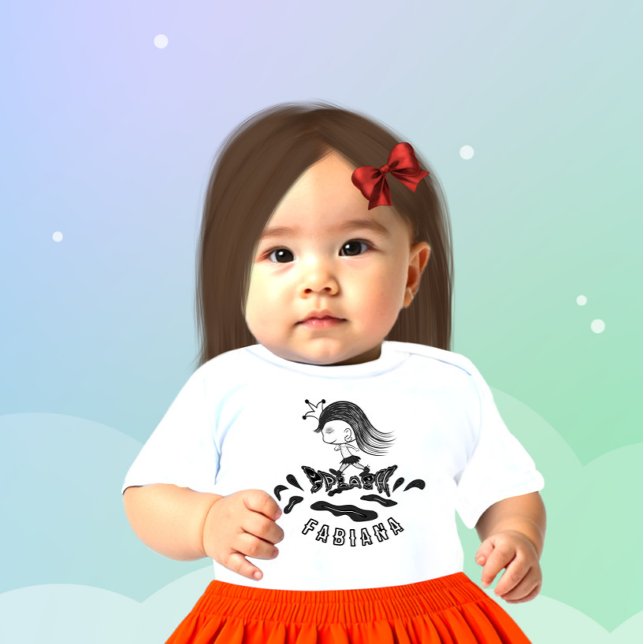 Camiseta De Bebé Camiseta bebé princesa corriendo (Subido por el creador)