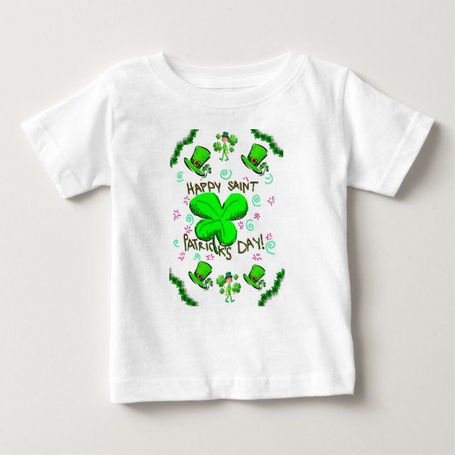 Camiseta De Bebé Camiseta bebé San Patricio (Anverso)