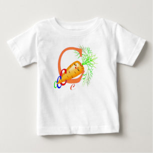 Camiseta De Bebé Camiseta Bebé Zanahoria