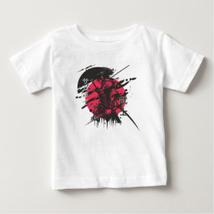 Camiseta De Bebé "Camiseta de arte de guerrero japonés – Samurái en
