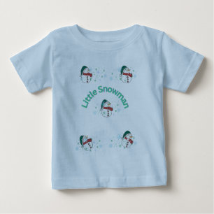 Camiseta De Bebé "Camiseta de bebé de hombre de nieve acogedor"