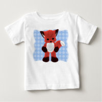 Camiseta del amigo del Fox Toon del bebé