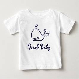 Camiseta De Bebé "Camiseta del bebé de la playa"