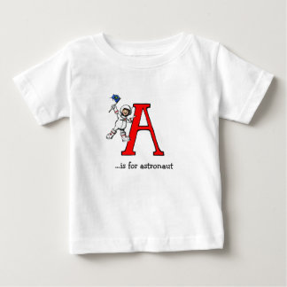 Camiseta De Bebé Camiseta del bebé del alfabeto: A está para el